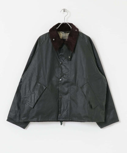 寬鬆版型 塗蠟 Barbour OS TRANSPORT WAX JACKET 夾克