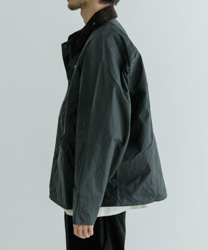 寬鬆版型 塗蠟 Barbour OS TRANSPORT WAX JACKET 夾克