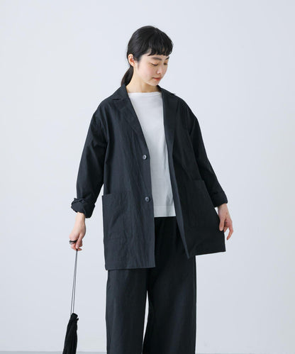 中性棉質剪裁西裝外套