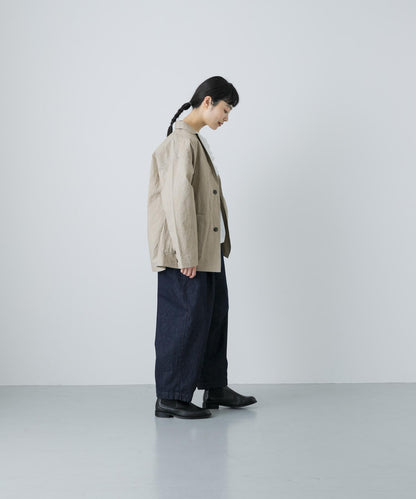 中性棉質剪裁西裝外套