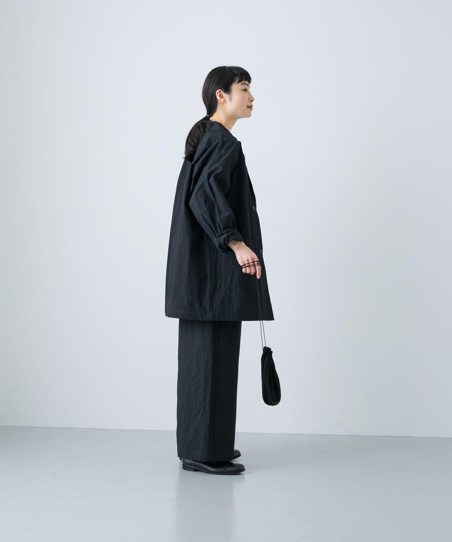 中性棉質剪裁西裝外套