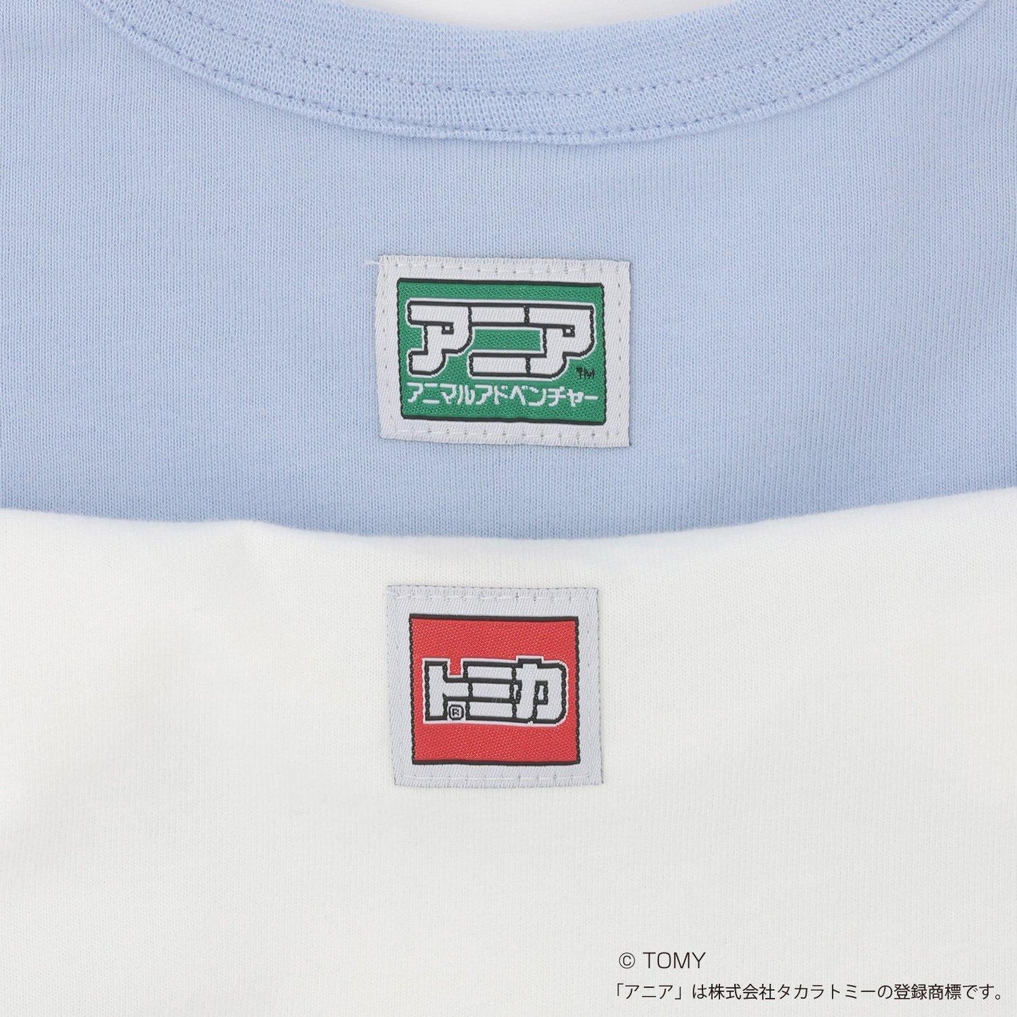 TOMICA・ANIA 襯衫下襬設計 長袖T恤