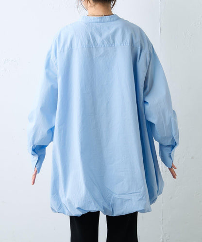 多款圖案 氣球下襬 長款襯衫