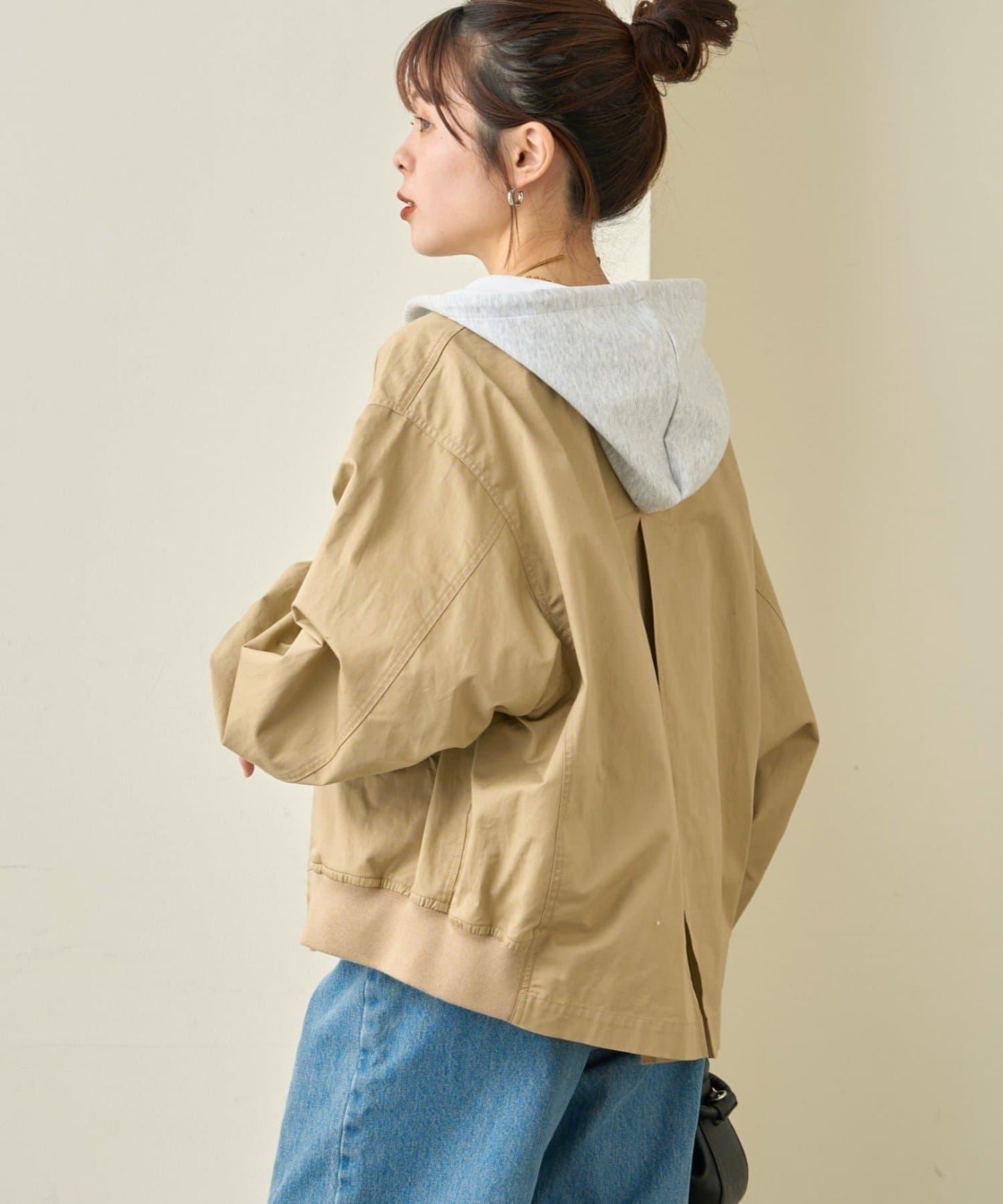 2WAY 拉鍊拼接 風衣