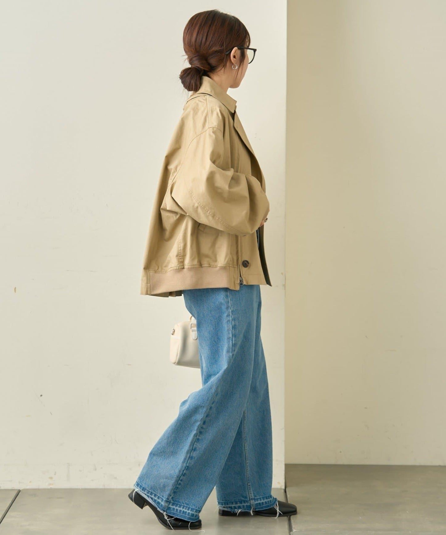 2WAY 拉鍊拼接 風衣