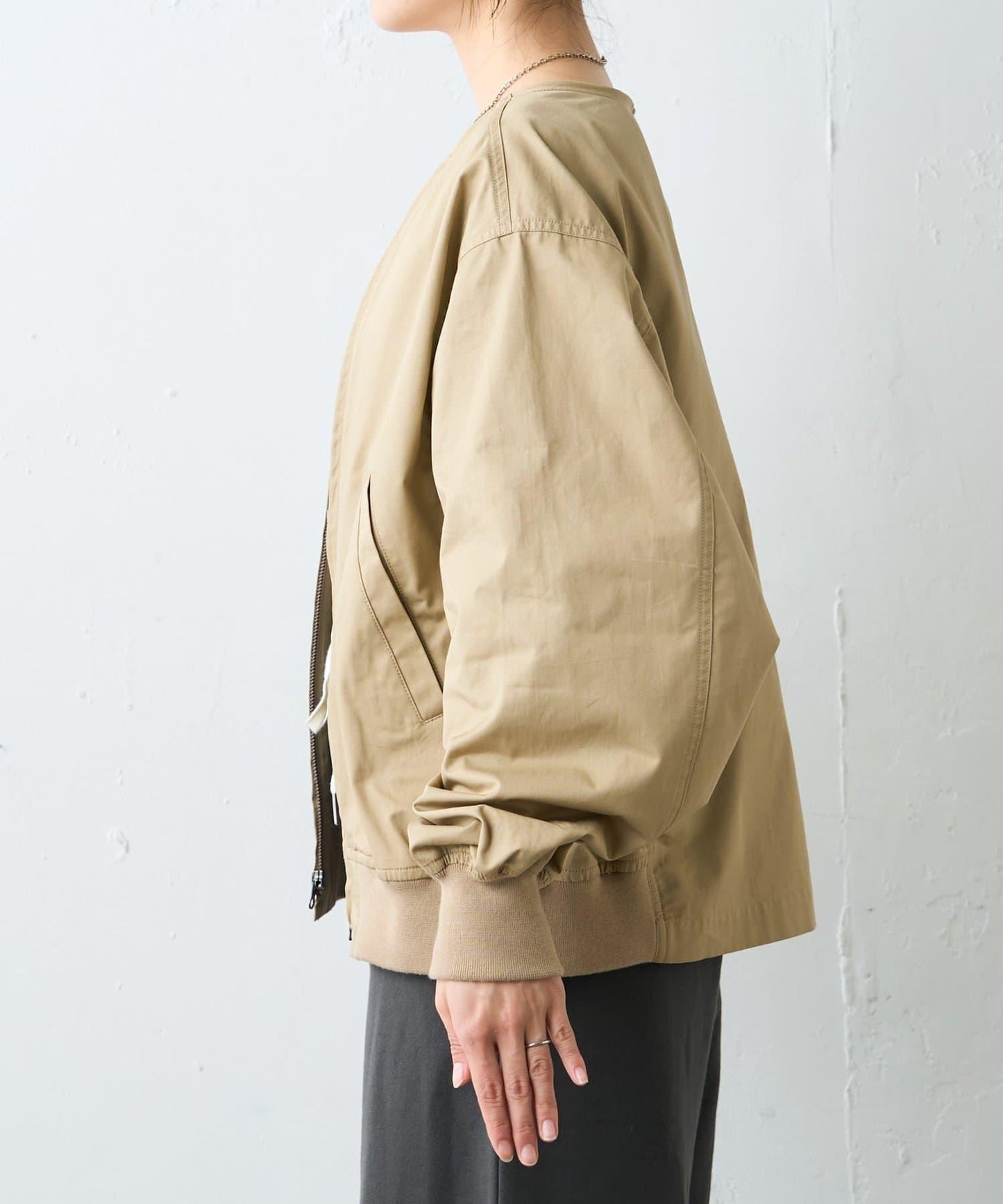 2WAY 拉鍊拼接 風衣