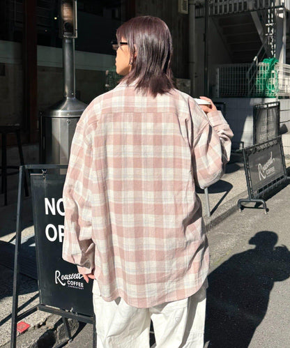 巴拿馬格紋襯衫夾克