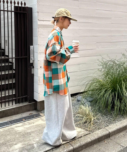 巴拿馬格紋襯衫夾克