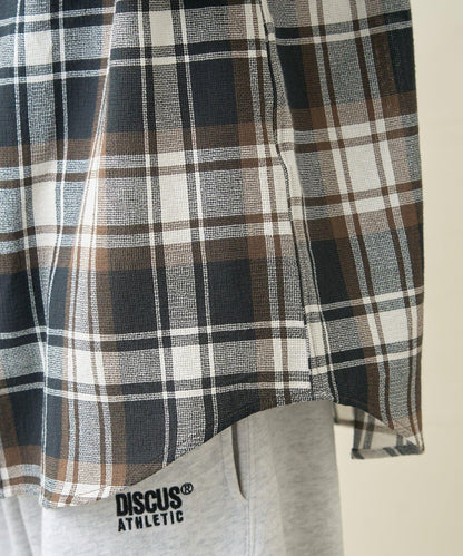 巴拿馬格紋襯衫夾克