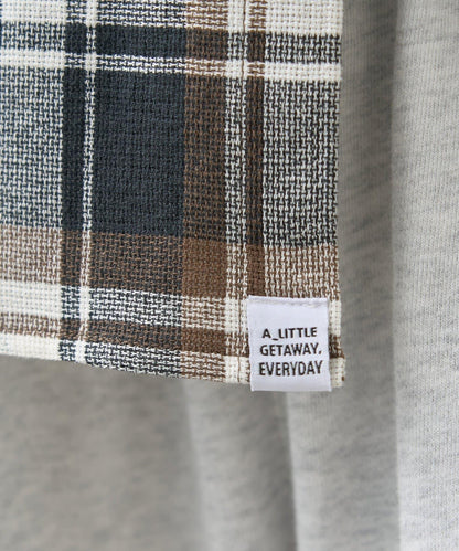 巴拿馬格紋襯衫夾克