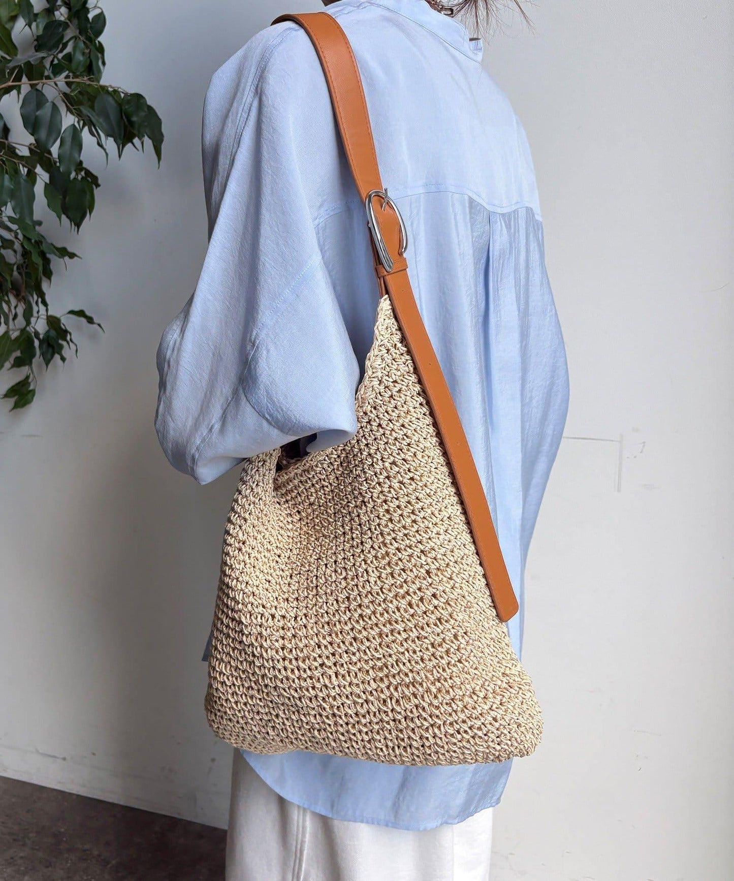 自由手柄鐘形托特包