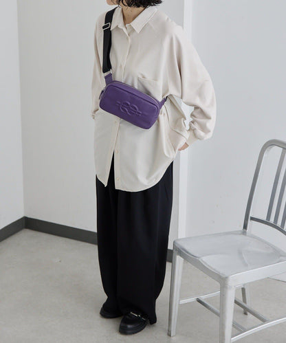 壓紋真皮 超輕290g 胸包/單肩包