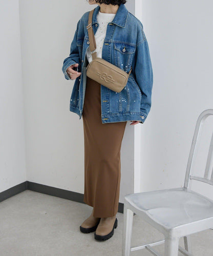 壓紋真皮 超輕290g 胸包/單肩包