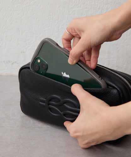 壓紋真皮 超輕290g 胸包/單肩包