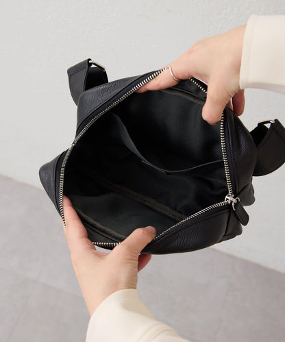 壓紋真皮 超輕290g 胸包/單肩包