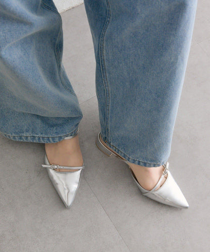 尖頭綁帶高跟鞋