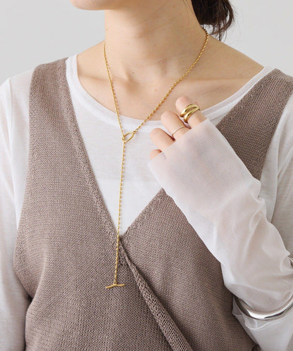 R.good 窄球鏈套索項鍊