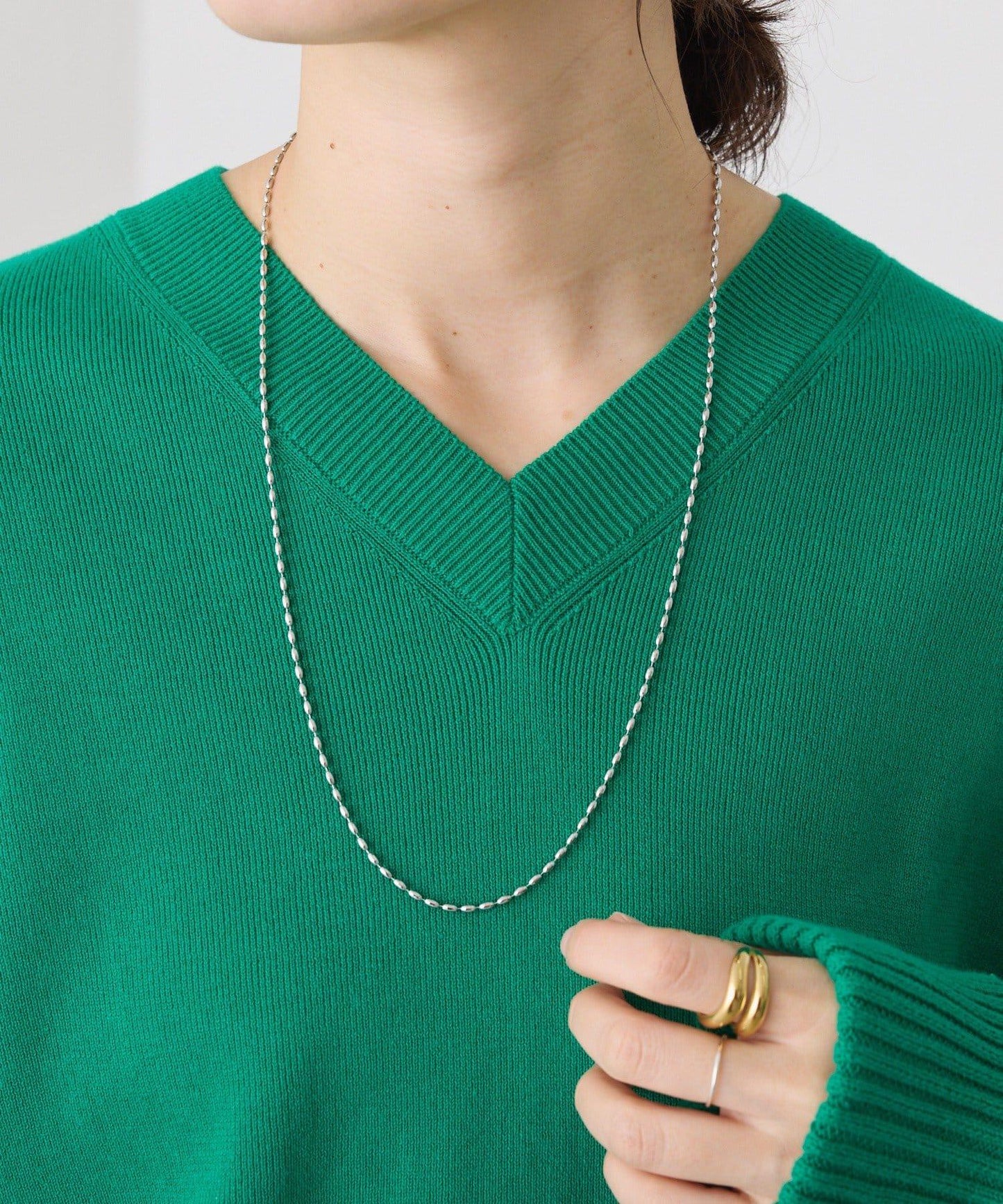 R.good 窄球鏈套索項鍊