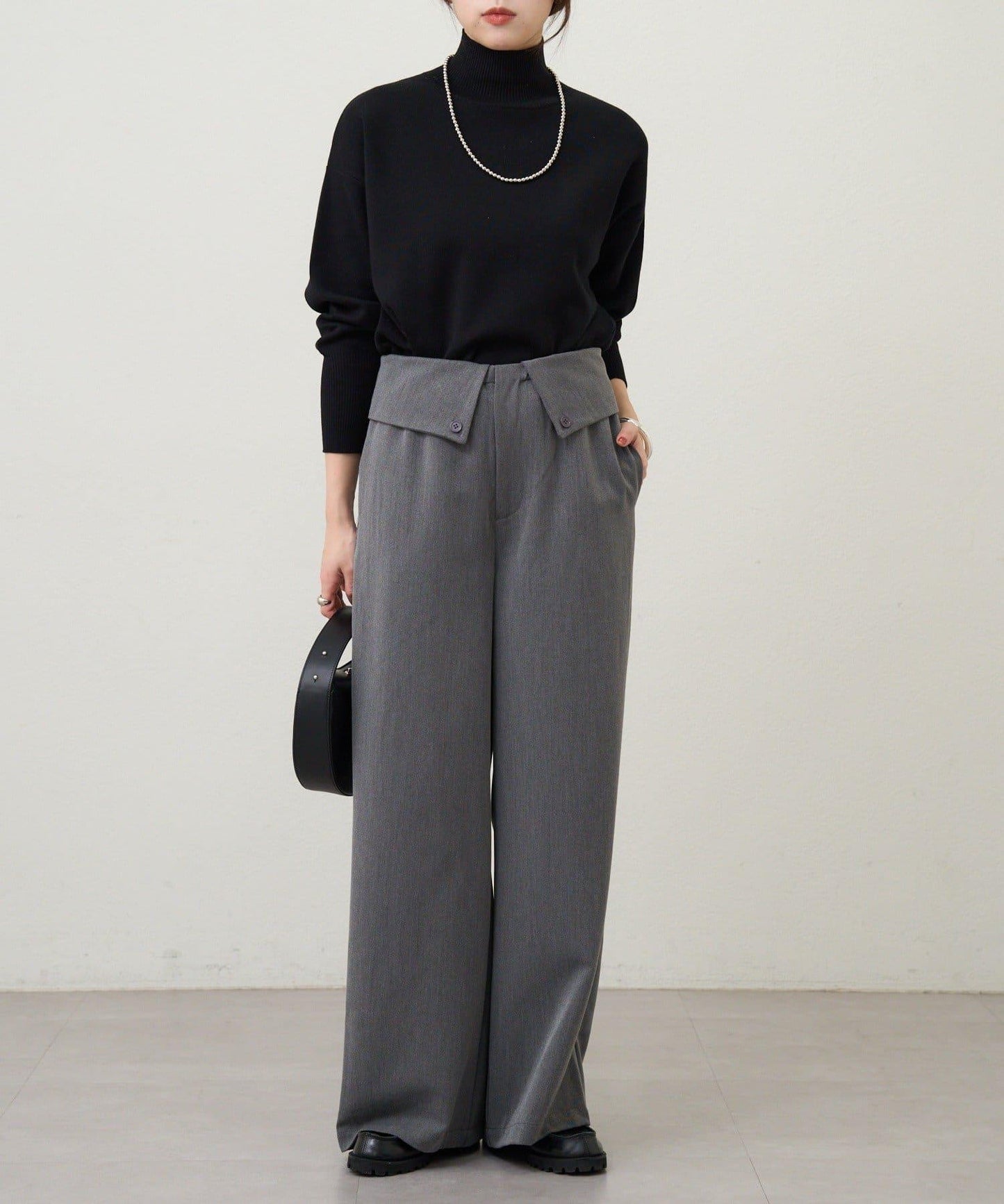 2WAY腰部設計褲子