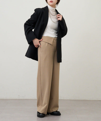 2WAY腰部設計褲子