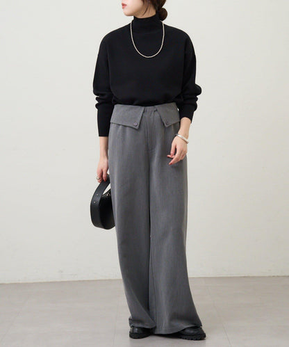 2WAY腰部設計褲子