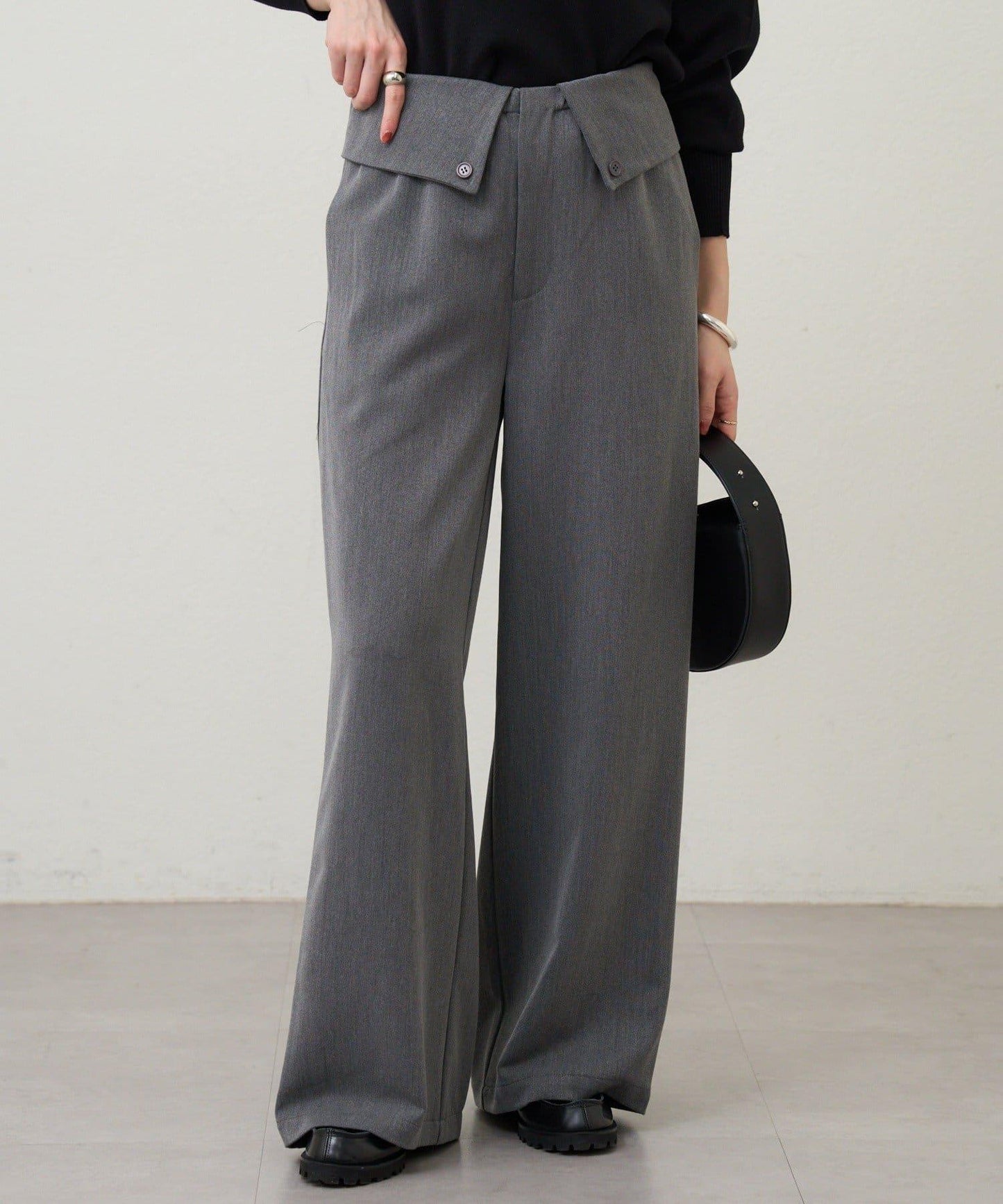 2WAY腰部設計褲子