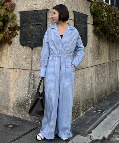 willow 圓點條紋連體褲