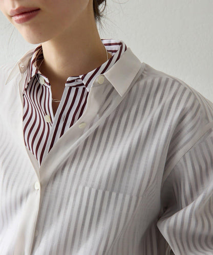 THE PAUSE 透感歐根紗襯衫