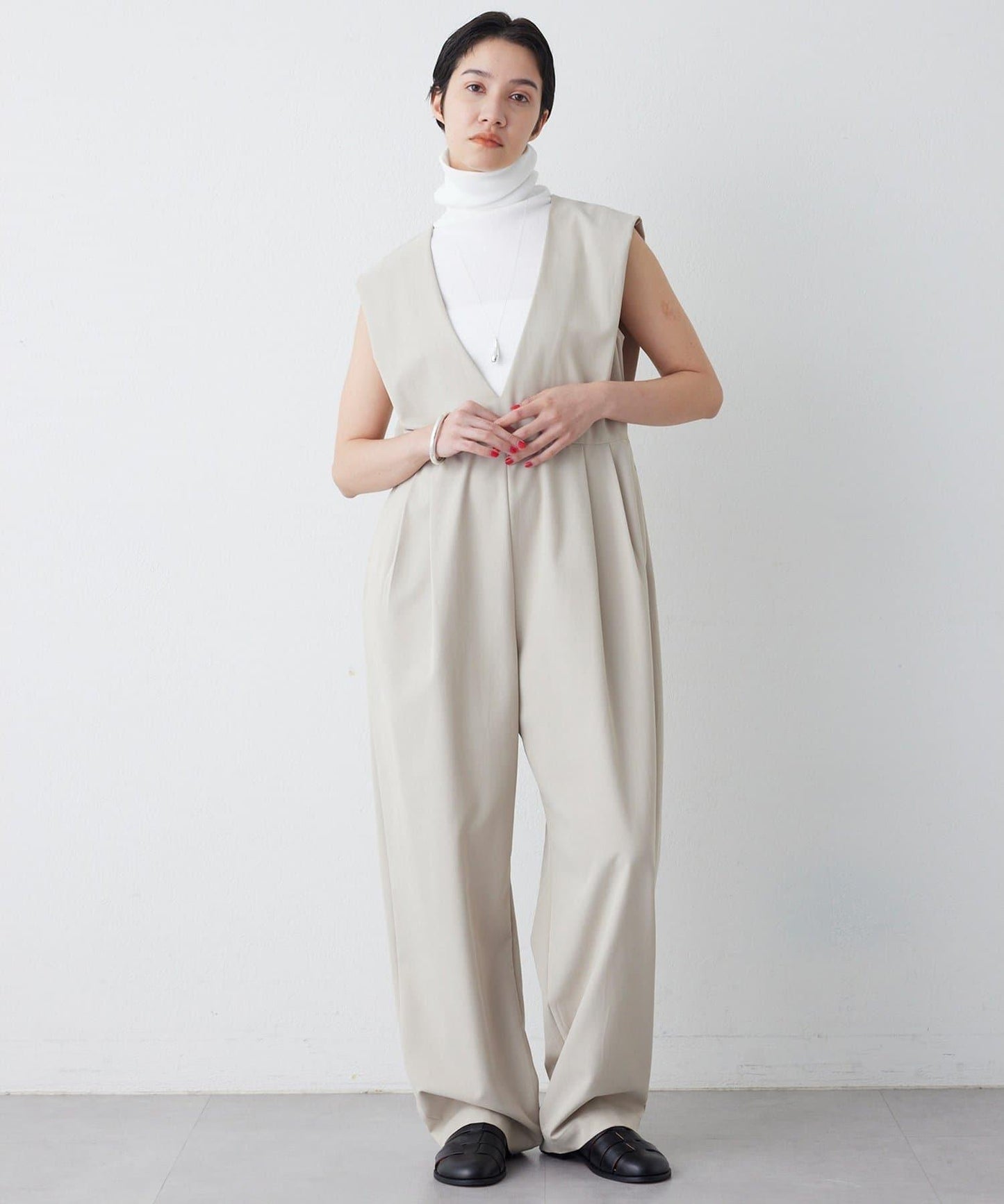 THE PAUSE 垂墜設計 連體褲