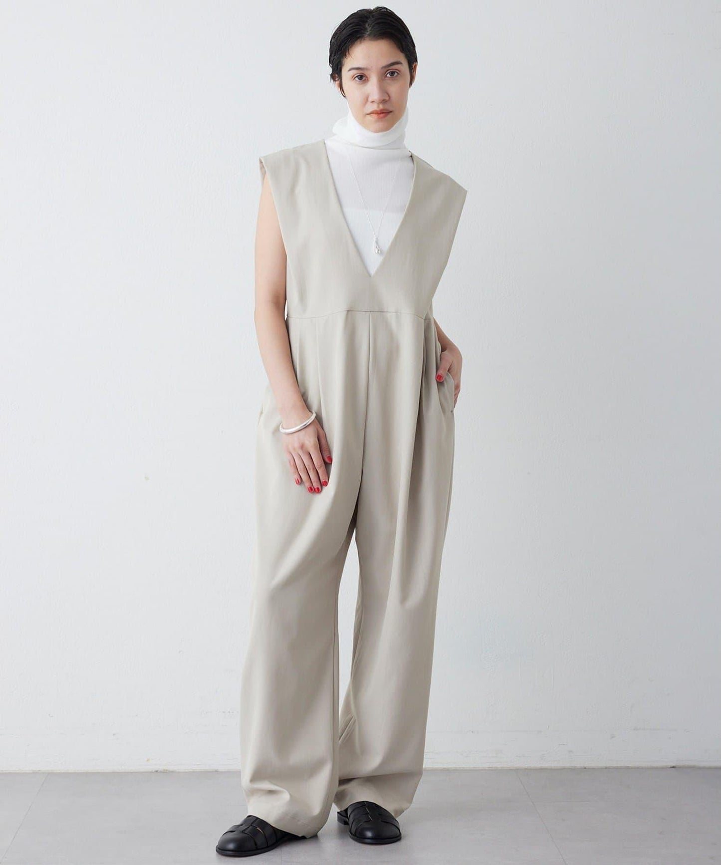 THE PAUSE 垂墜設計 連體褲