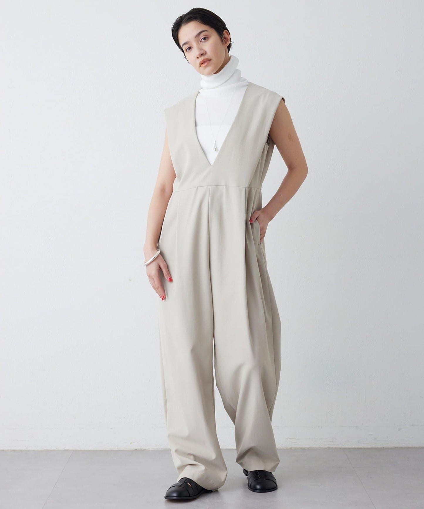 THE PAUSE 垂墜設計 連體褲