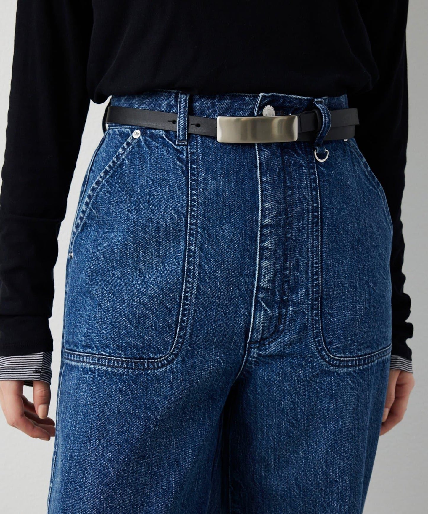 線上限定 THE PAUSE 板扣腰帶