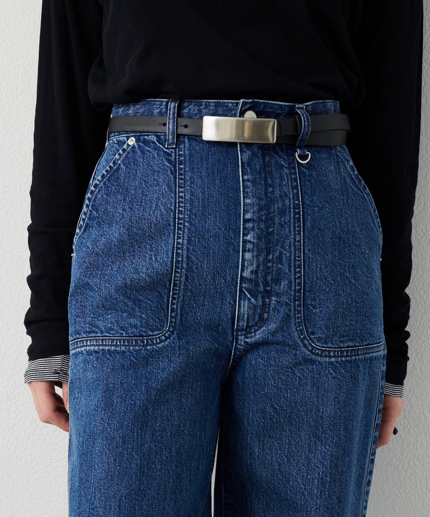 線上限定 THE PAUSE 板扣腰帶