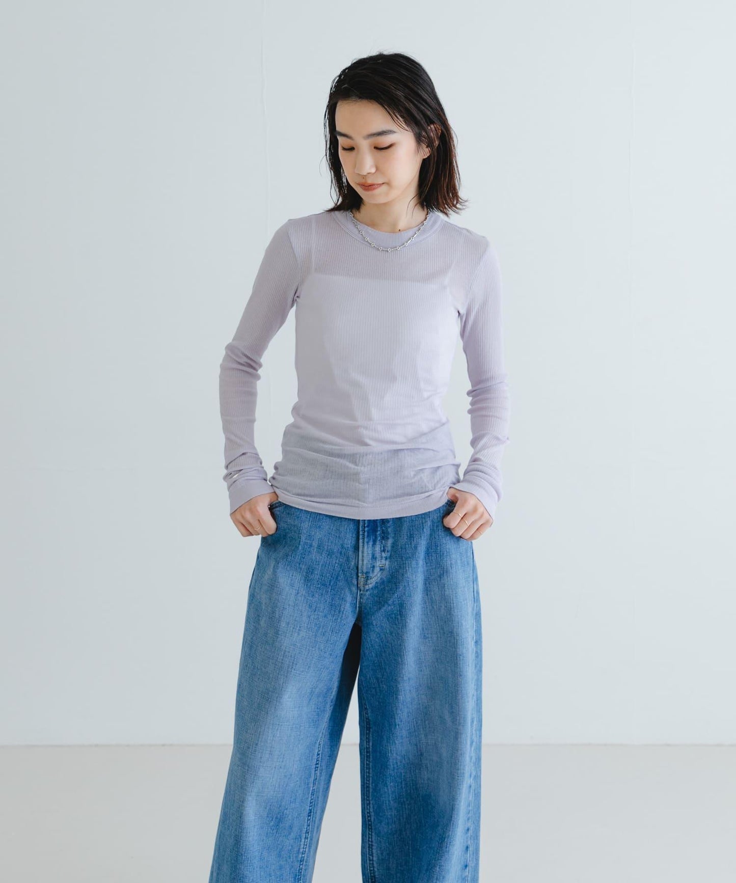 羅紋 NINETY PERCENT ANIS RIB TOP 上衣