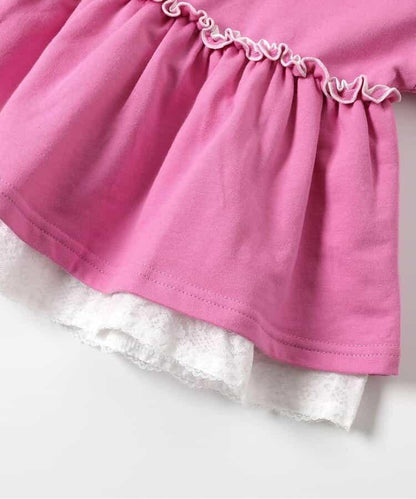 袖側條紋 中長上衣