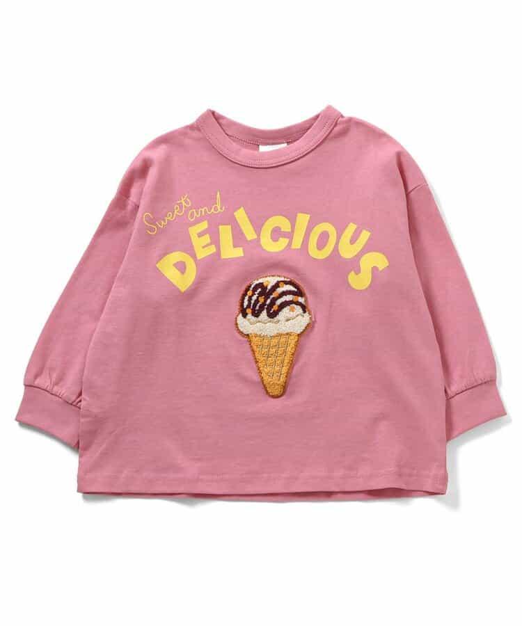 特色サガラ繡貼布設計 長袖T恤