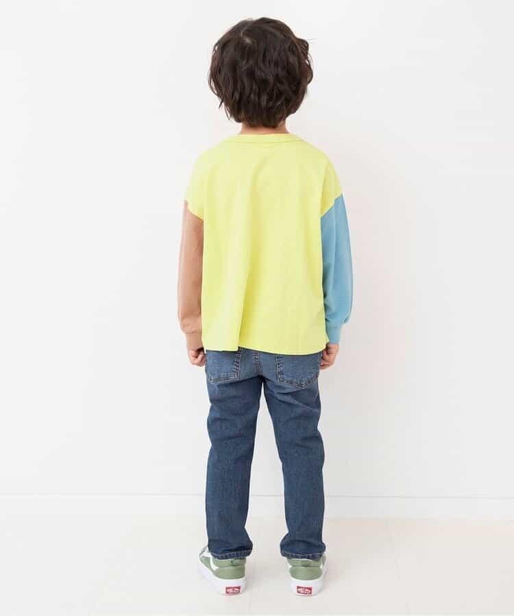 特色サガラ繡貼布設計 長袖T恤