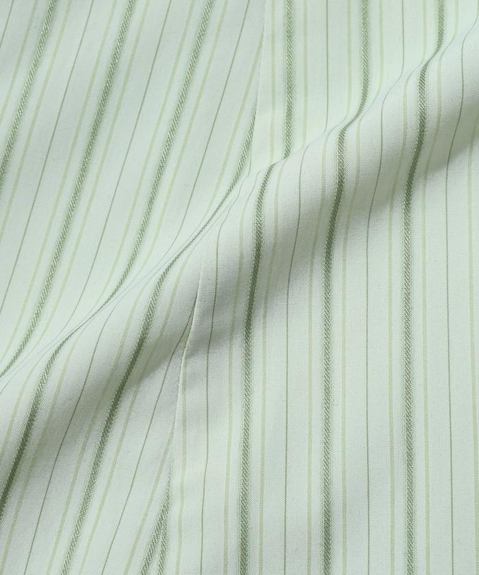 喇叭廓形 開襟領 氣球袖 襯衫