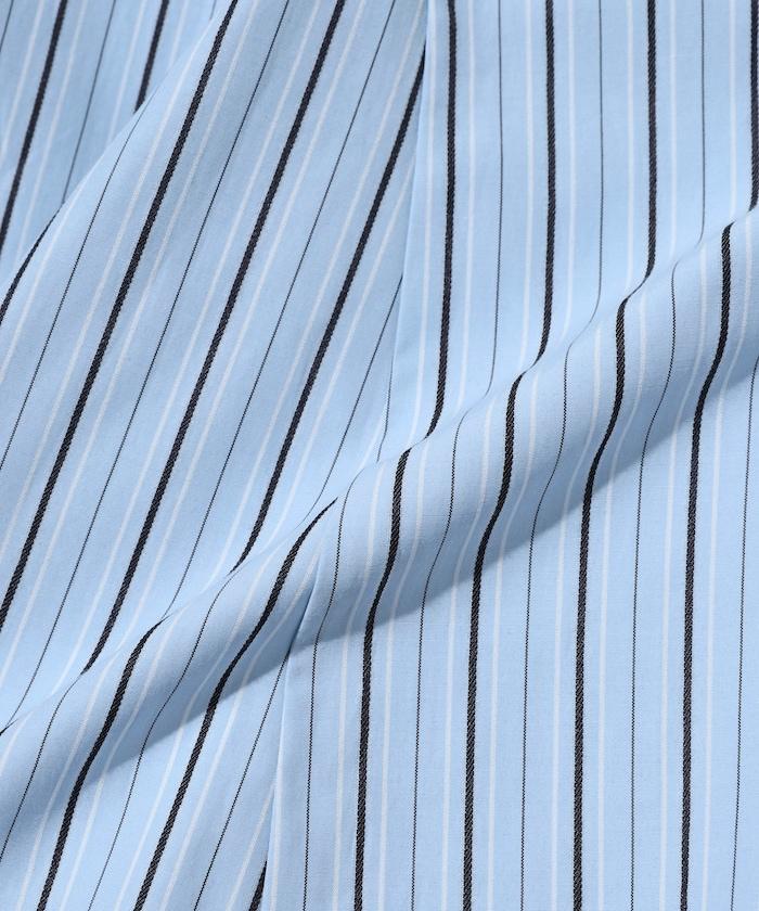 喇叭廓形 開襟領 氣球袖 襯衫