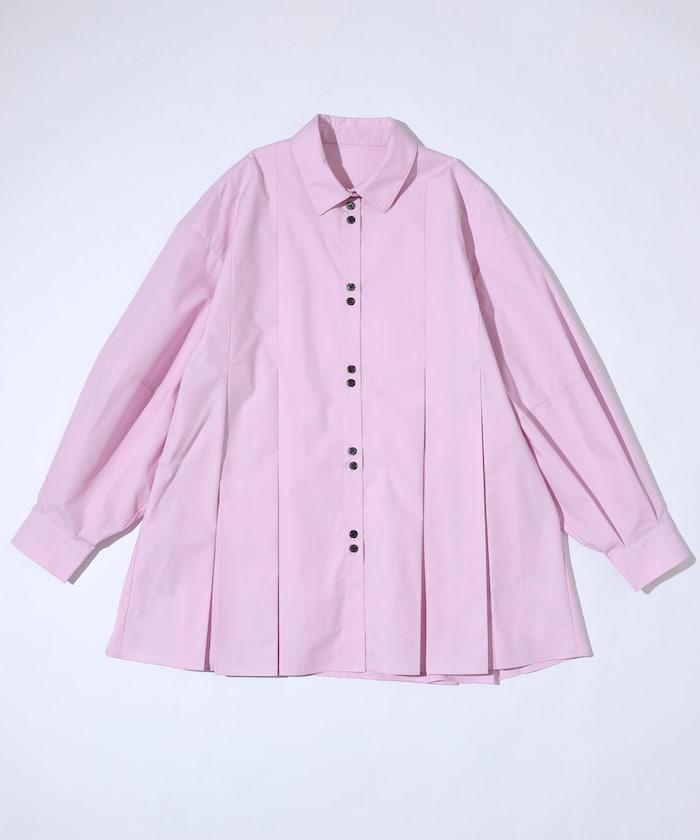 箱褶 蓬袖 長袖襯衫