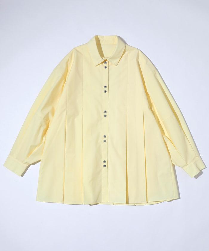 箱褶 蓬袖 長袖襯衫