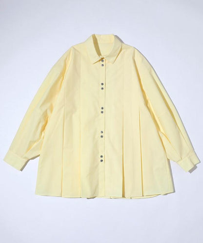 箱褶 蓬袖 長袖襯衫