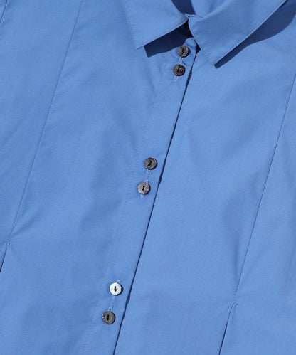 箱褶 蓬袖 長袖襯衫