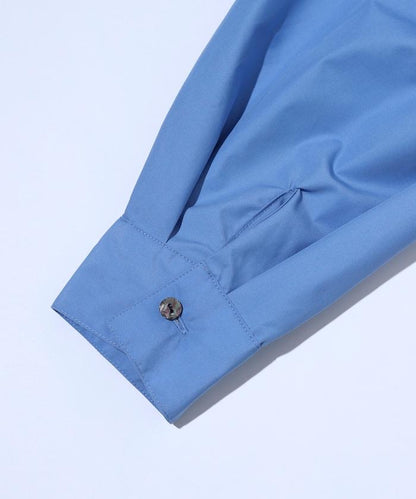 箱褶 蓬袖 長袖襯衫