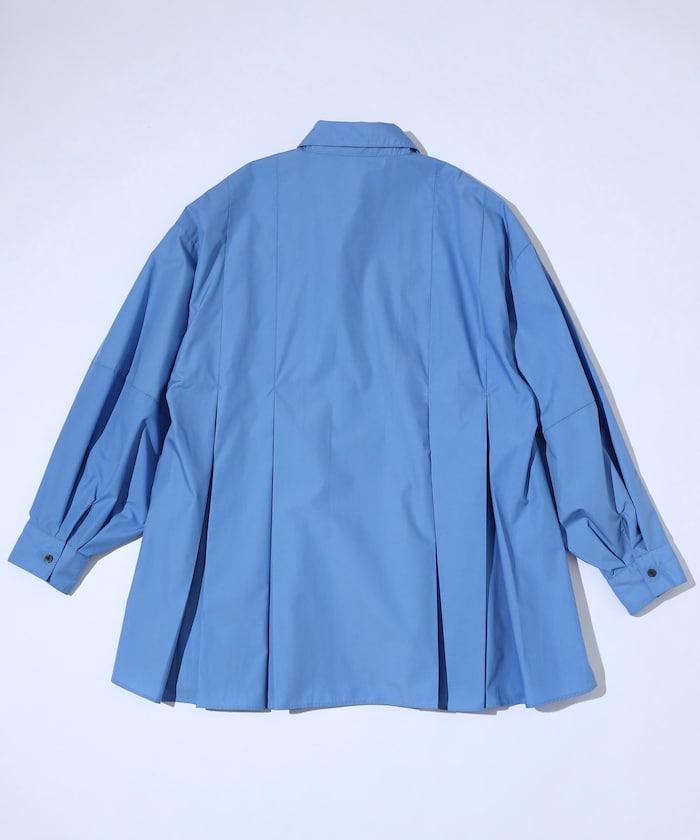 箱褶 蓬袖 長袖襯衫