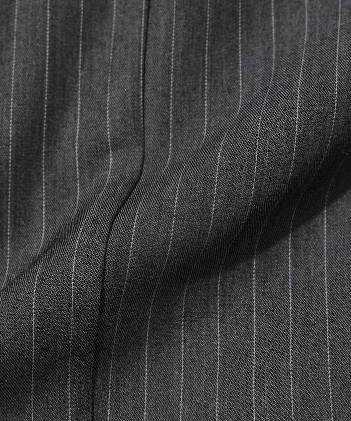 細條紋 拼接荷葉擺 短款馬甲（1月14日12:00）