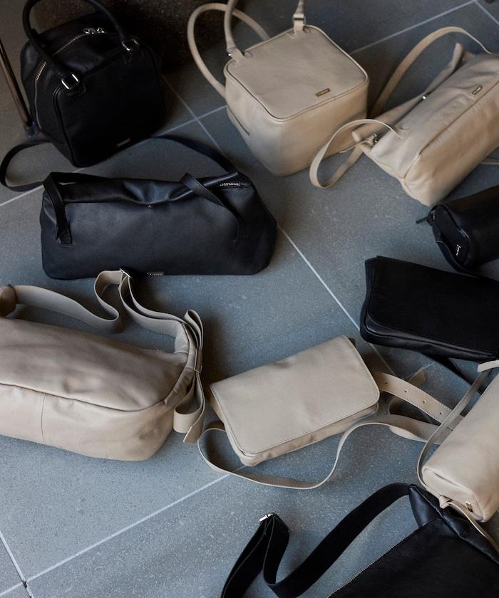 牛皮防潑水腰包