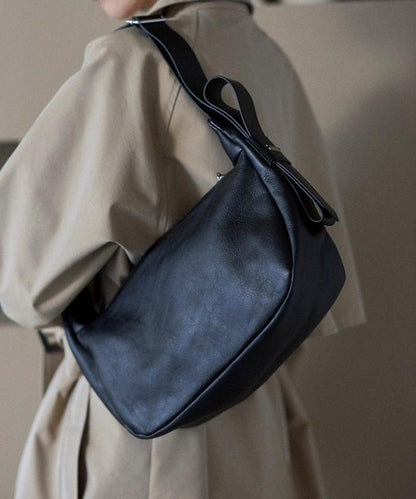 牛皮 半月造型 防潑水皮革 單肩包