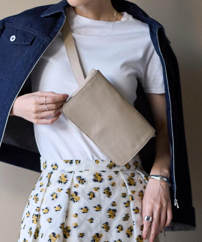 牛皮防潑水腰包