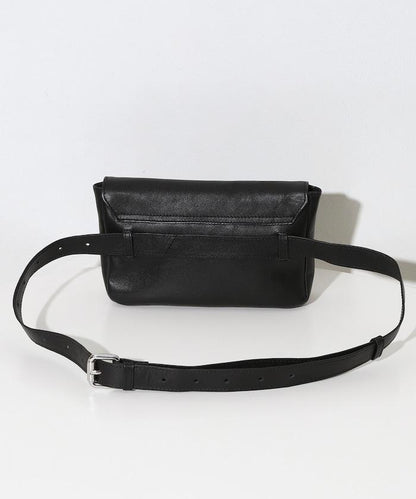 牛皮防潑水腰包